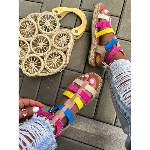 Farebné dámske sandále VENICE* veľkosť: 41