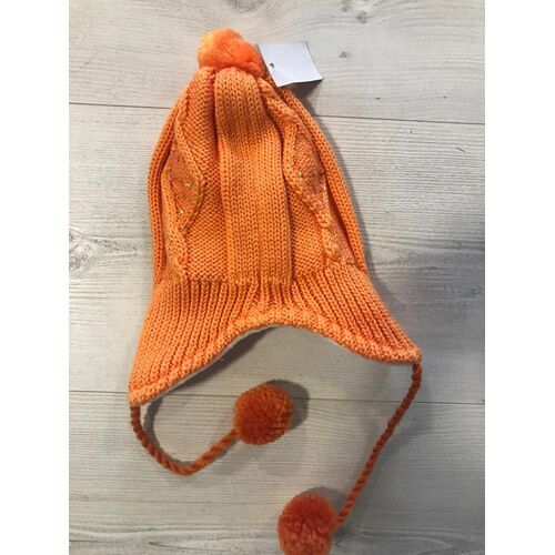 Čiapka na zaväzovanie - variant: oranžová farba