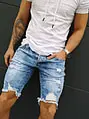 Pánske džínsové bermudy+