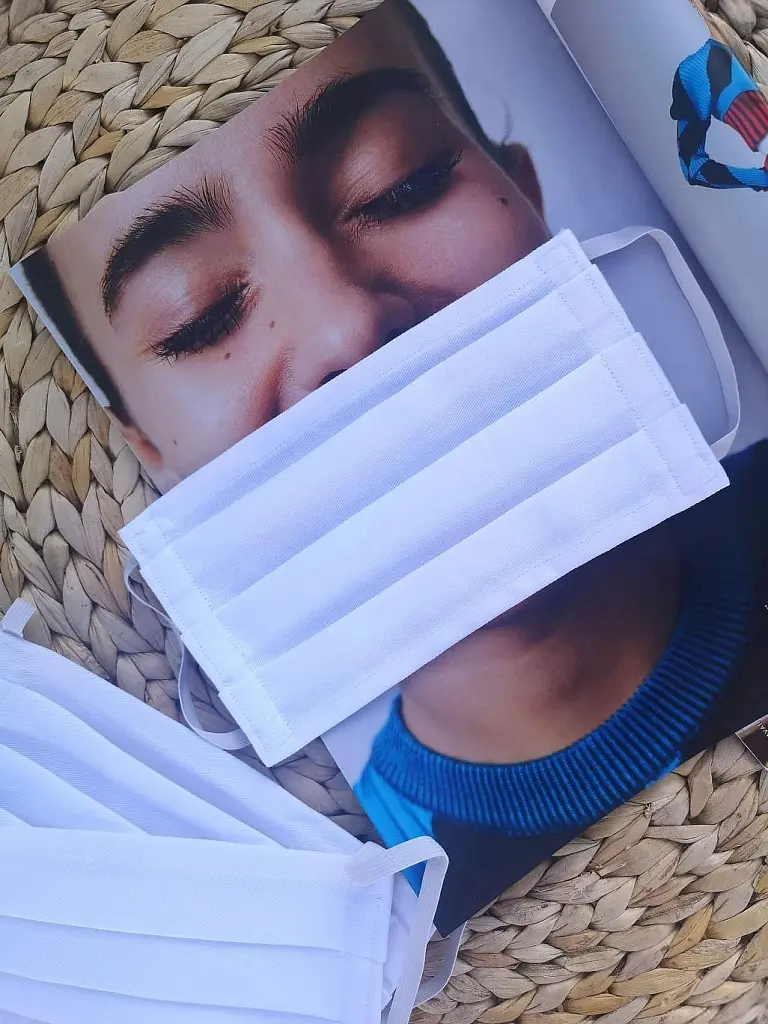 Rúško biele - 100% bavlna zdravotnícka 