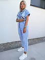 Dámsky denim overal bez rukávov ELORY+