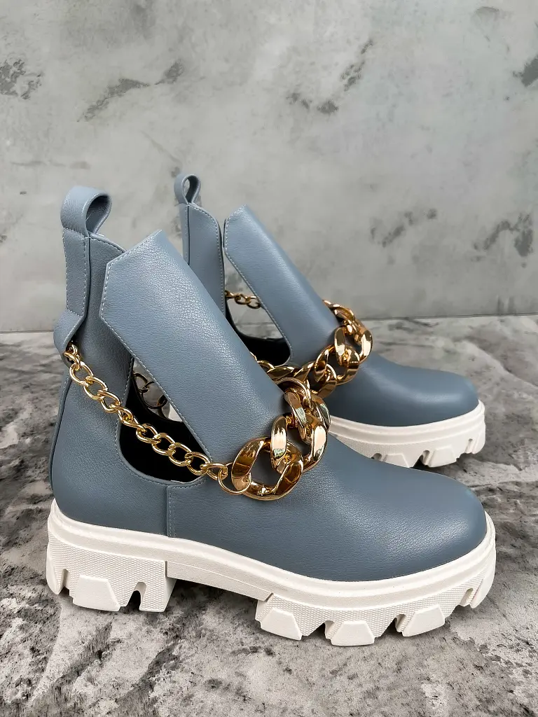 Členkové čižmy s retiazkou GRACEY-