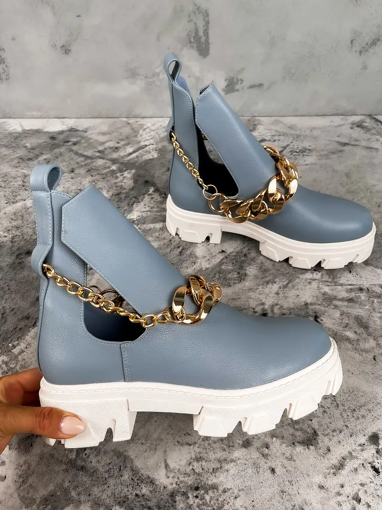 Členkové čižmy s retiazkou GRACEY+ - next