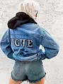 Denim bunda s kapucňou LINZARA*