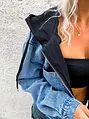 Denim bunda s kapucňou LINZARA*