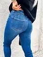 Push-up high waist džínsy 