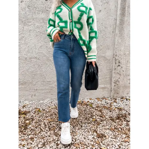 E-shop Mom fit rifle s vysokým pásom+