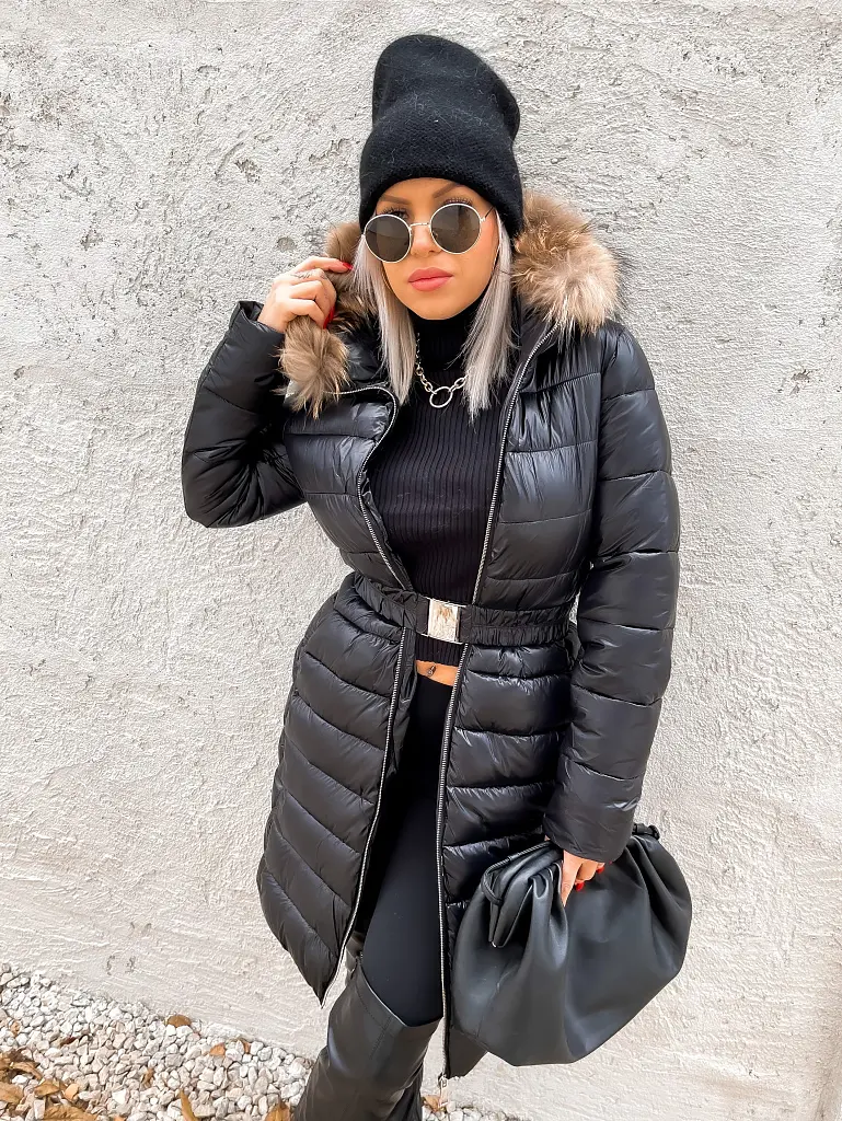 Zimná bunda s kožušinkou a kapucňou ORETHA+ - next