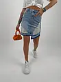 Roztrhaná denim sukňa CARLY*