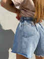 Dámske denim šortky+