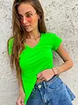 Zelené basic tričko ZELIA+