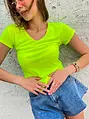 Žlté basic tričko ZELIA+