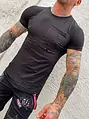 Čierne pánske tričko