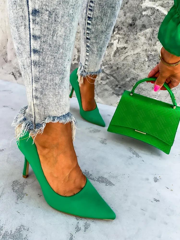 Zelené lodičky LEXA+ - next