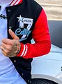 Pánska bomber mikina v college štýle
