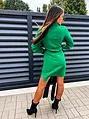 Zelené košelové šaty AMALFEY