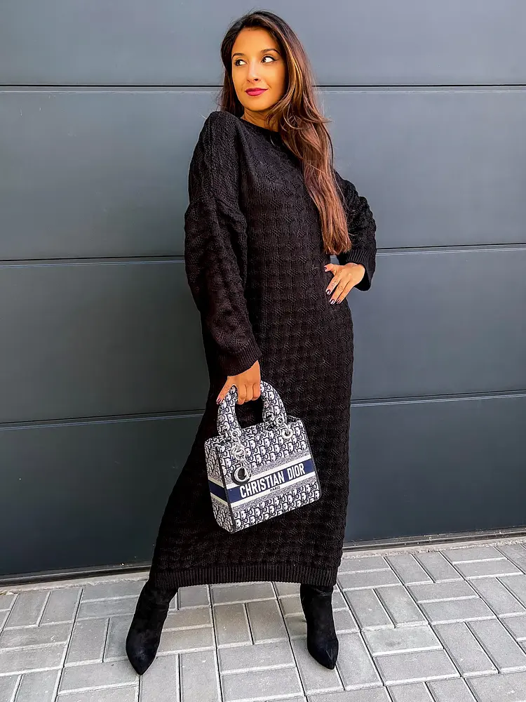 Dlhé úpletové šaty EYVA - next