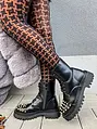 Členkové čižmy zdobené nitmi EMALINE*