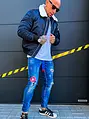 Zateplená pánska bomber bunda+