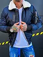 Zateplená pánska bomber bunda+