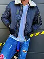 Zateplená pánska bomber bunda+