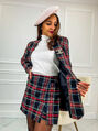 Károvaná nohavicová sukňa GRACIE*