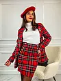Károvaná sukňa AMMY+