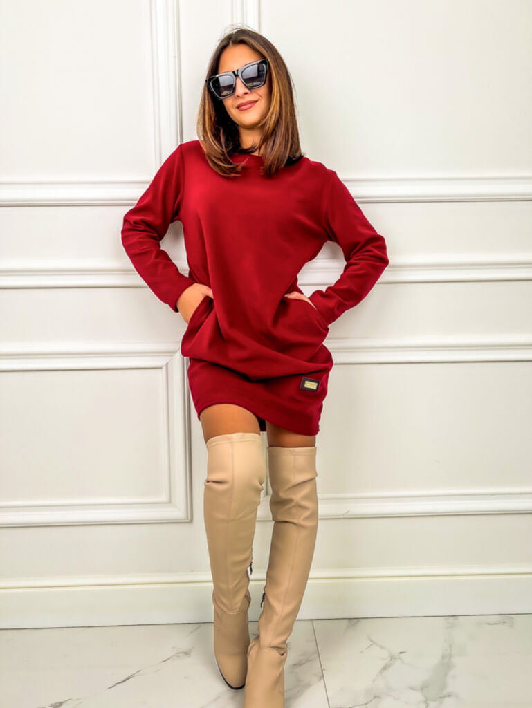 Červená tunika JESSE+ - next