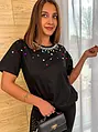 Tričko zdobené kamienkami HADYA