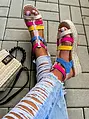 Pestré sandále espadrilky ADARA