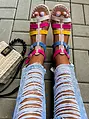 Pestré sandále espadrilky ADARA