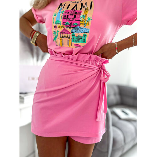E-shop Ružová nohavicová sukňa MIRNA*