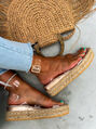 Transparentné sandále espadrilky NEISHA*