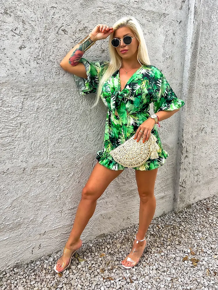 Elegantný vzorovaný overal RADHIKA - next