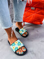Kvetované gumené papuče FLOWER+