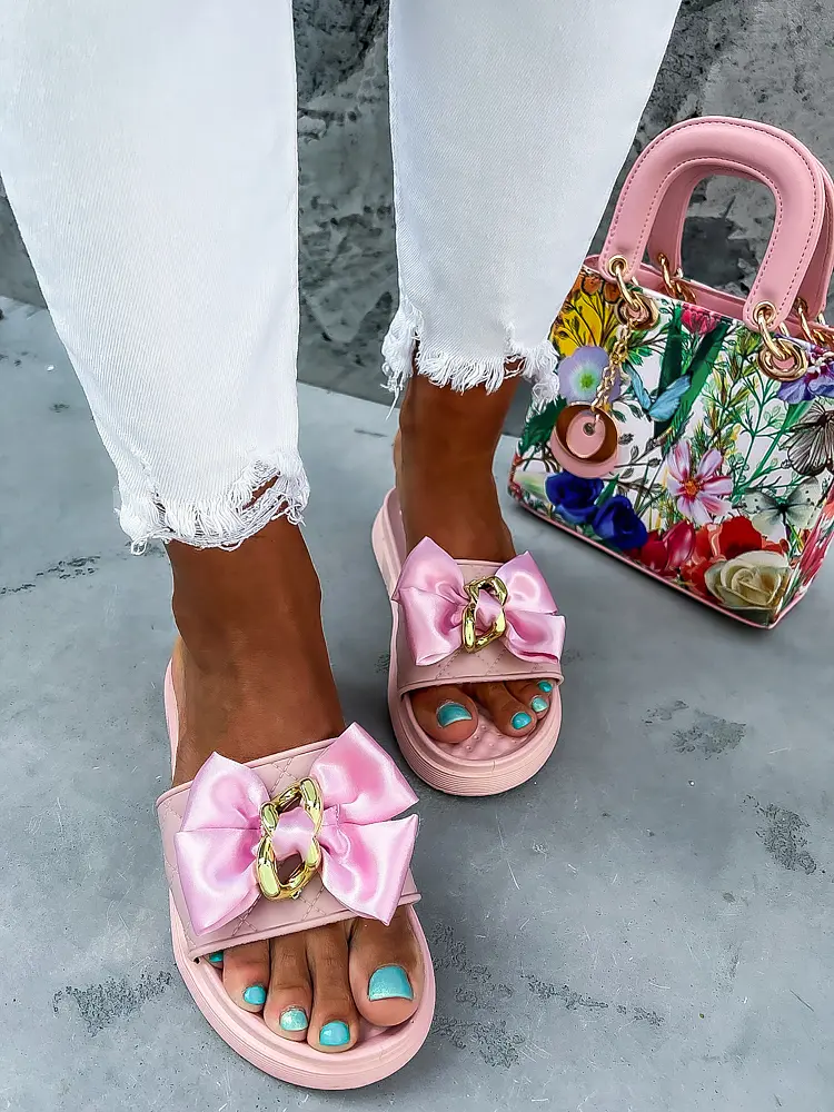 Gumené papuče s mašľou RIBBON- - next