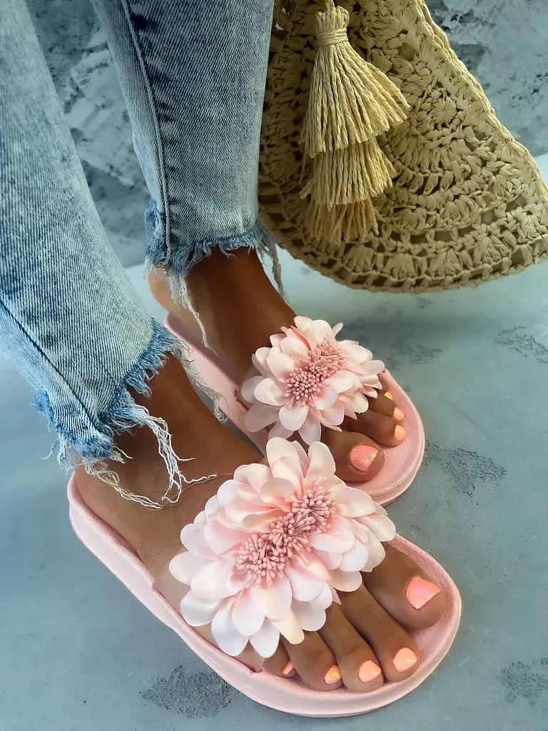 Gumené papuče s kvetmi ROSALY+