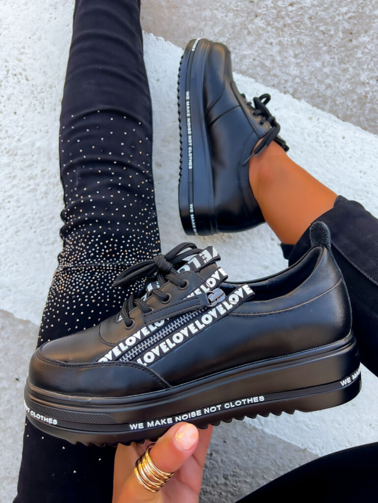 Čierne dámske tenisky NATHALY+