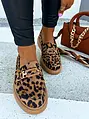 Leopardie dámske mokasíny KENNA