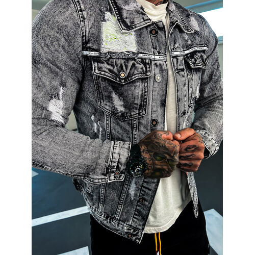 Pánska denim bunda+ veľkosť: 3XL