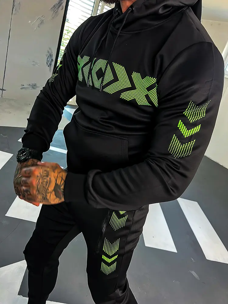 Pánska športová súprava s kapucňou+