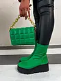 Zelené členkové čižmy MARCYA