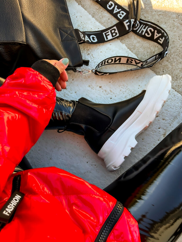 Koženkové športové topánky HALLIE+ - next