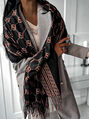 Dlhý vzorovaný šál+