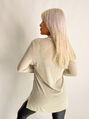 Elegantné tričko s dlhým rukávom CREAMY+