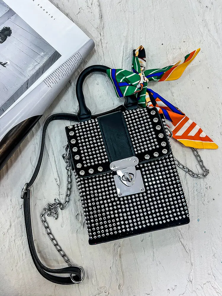 Kabelka zdobená kamienkami ROZINA