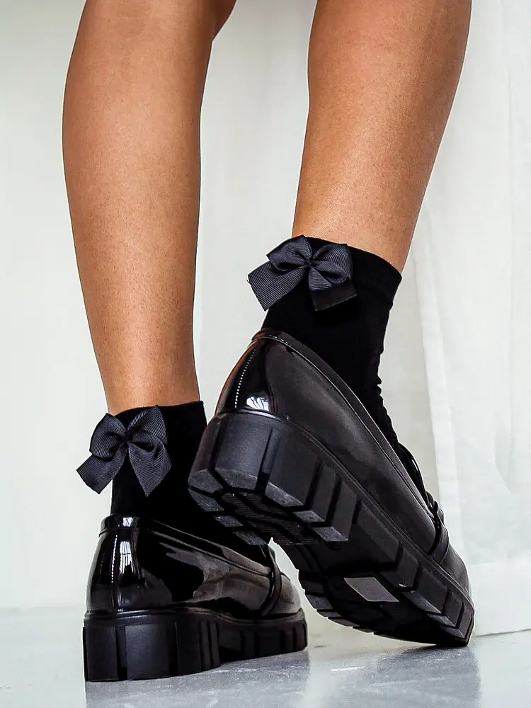 Dámske ponožky s mašličkou GIGI