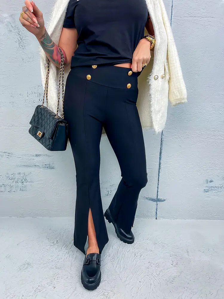 Elegantné nohavice s predným rozparkom FRENA* - next