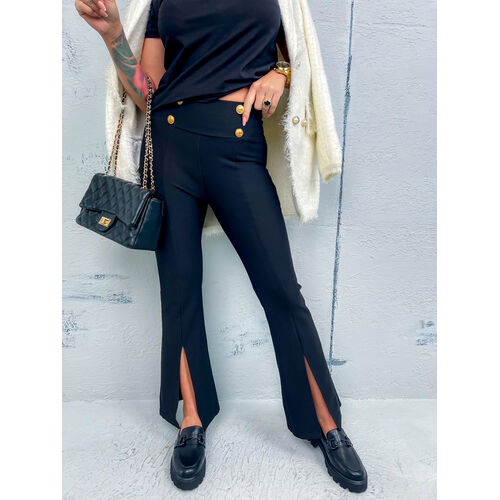 E-shop Elegantné nohavice s predným rozparkom FRENA*