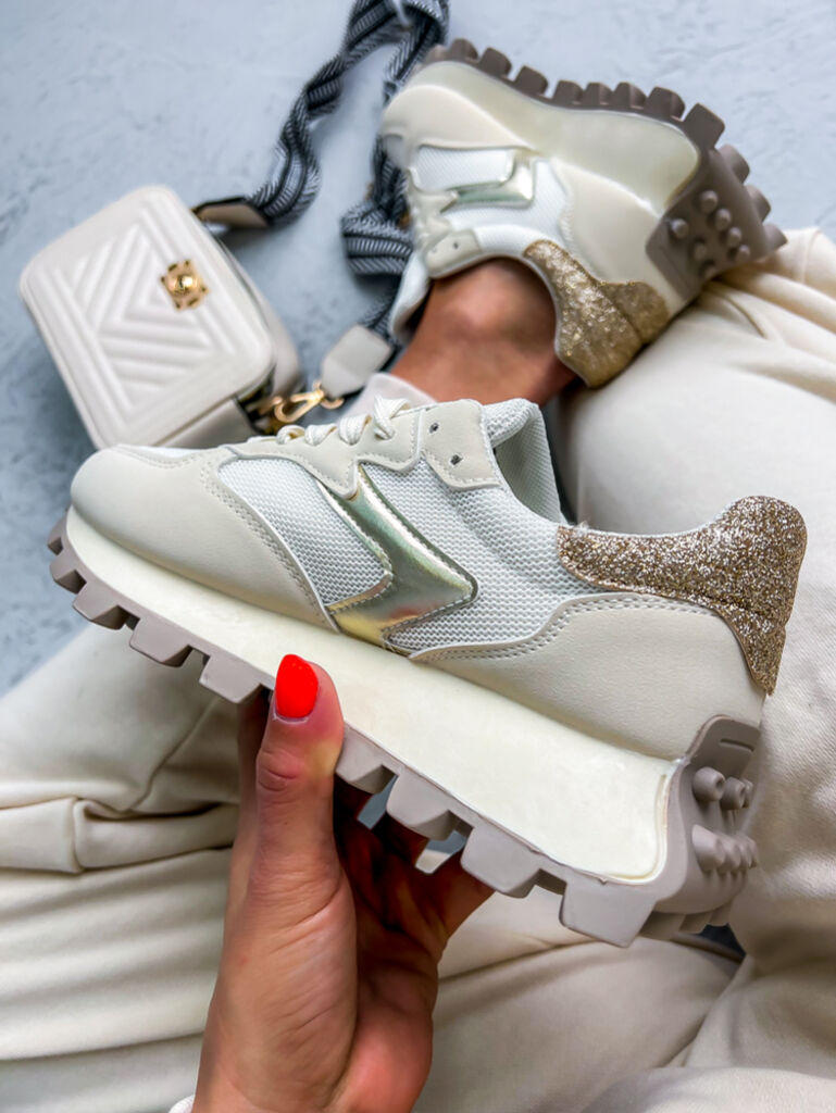 Béžové dámske tenisky BRIANA - next